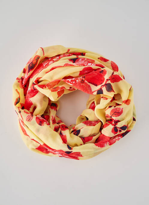 Echarpe jaune PIECES pour femme