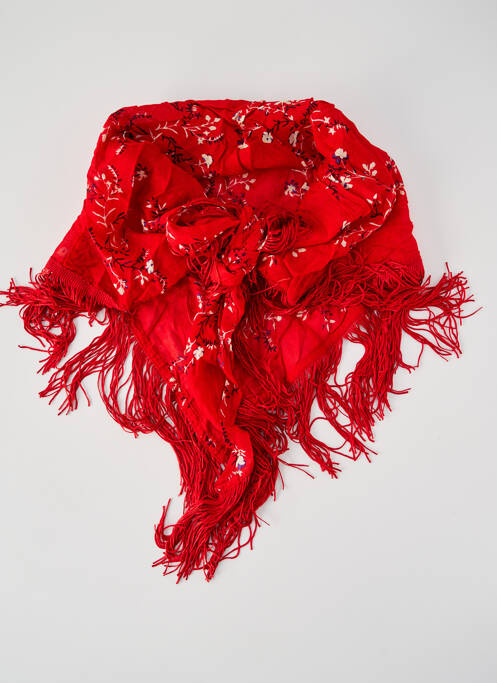 Echarpe orange PIECES pour femme