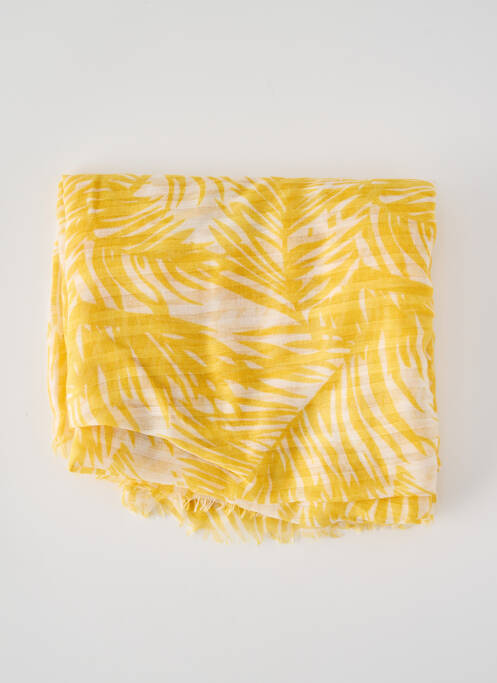 Foulard jaune PIECES pour femme