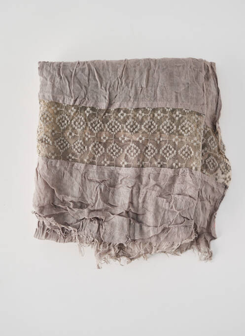 Echarpe gris PIECES pour femme