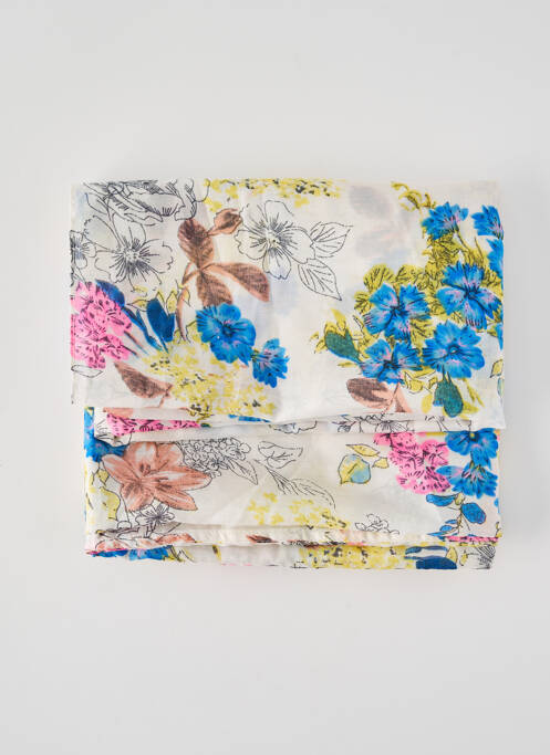 Echarpe blanc PIECES pour femme