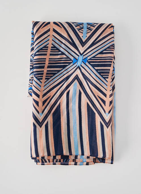 Foulard bleu PIECES pour femme