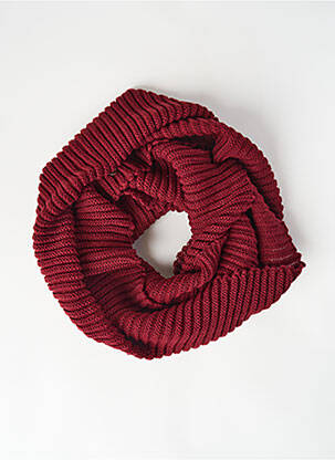 Col / tour de cou rouge EDC femme