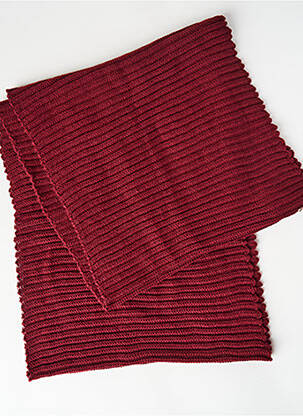Col / tour de cou rouge EDC femme