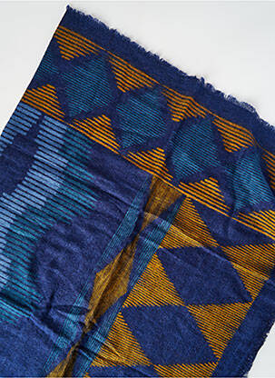 Foulard bleu EDC femme