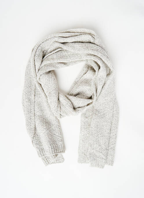 Echarpe gris PIECES pour femme