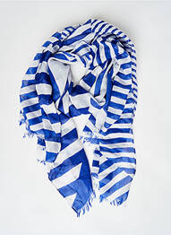 Foulard bleu ONLY femme
