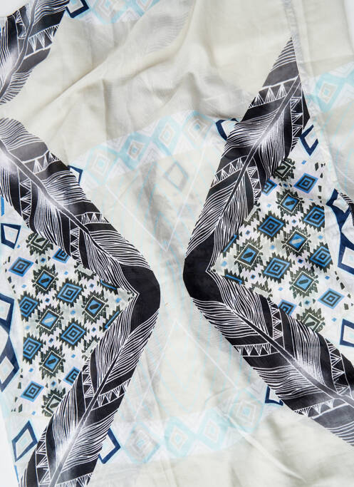 Foulard gris PIECES femme