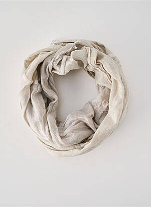Col / tour de cou beige EDC femme