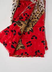 Foulard rouge BIRDS ON THE RUN pour femme seconde vue