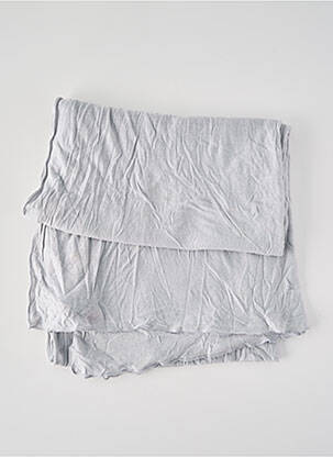 Foulard gris PIECES pour femme