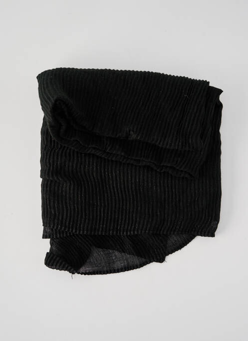 Foulard noir PIECES pour femme