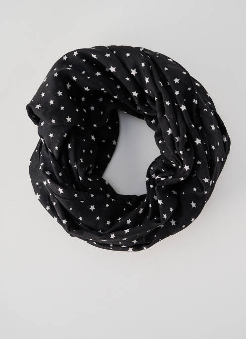 Foulard noir PIECES pour femme