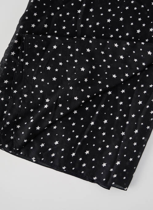 Foulard noir PIECES pour femme