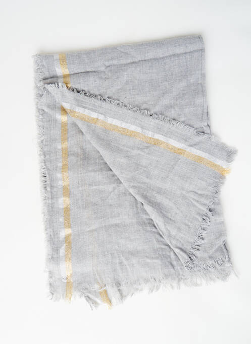 Foulard gris EDC pour femme