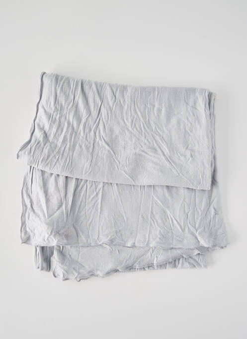 Foulard gris PIECES pour femme