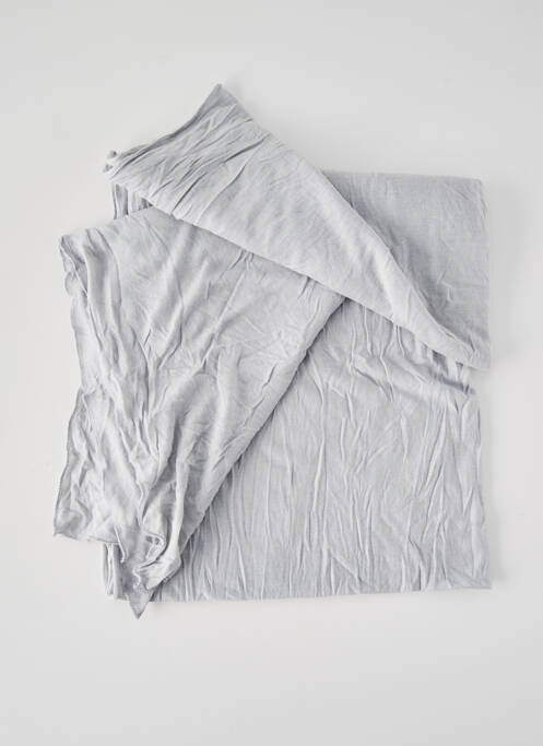 Foulard gris PIECES pour femme