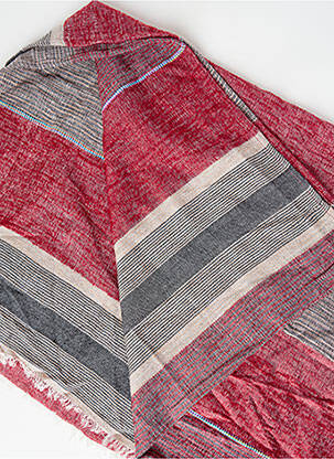 Foulard rose DOUBLE AGENT femme