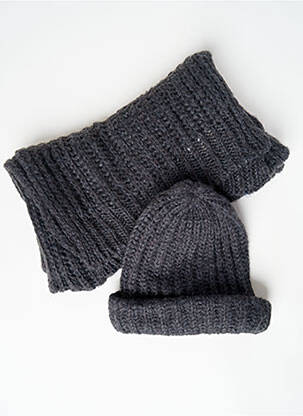 Echarpe gris PIECES femme