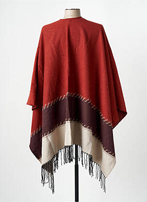 Poncho marron ONLY femme