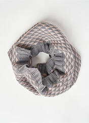 Col / Tour de cou gris BROADWAY pour femme seconde vue