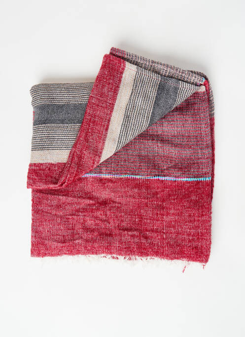 Foulard rose DOUBLE AGENT pour femme