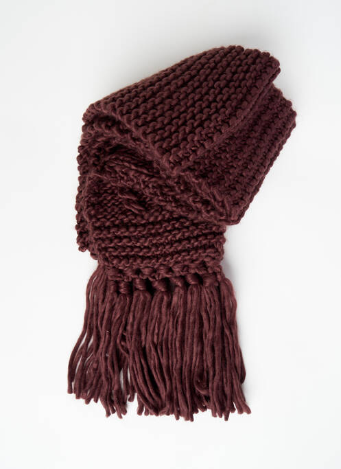 Echarpe marron PIECES pour femme