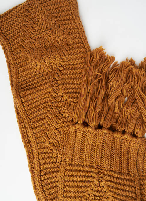 Echarpe marron PIECES pour femme