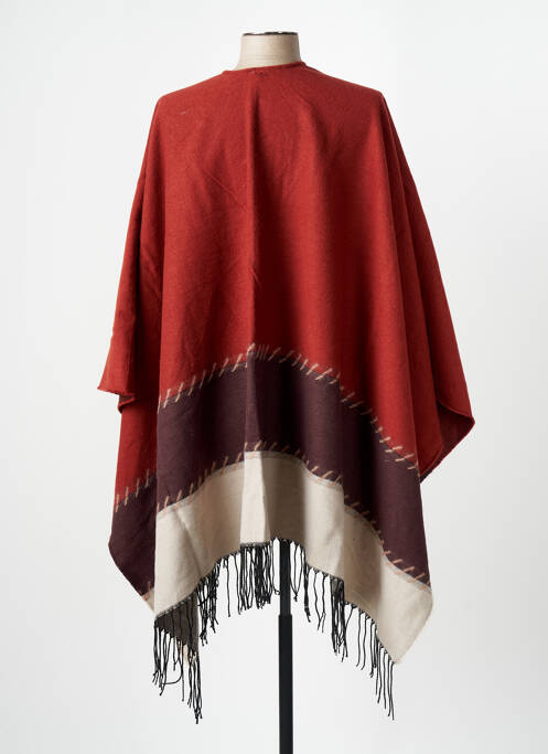 Poncho marron ONLY pour femme