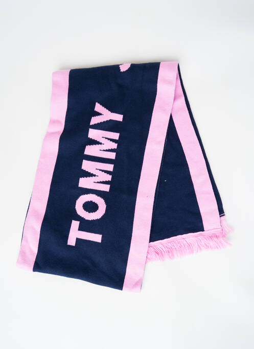 Echarpe rose TOMMY HILFIGER pour femme
