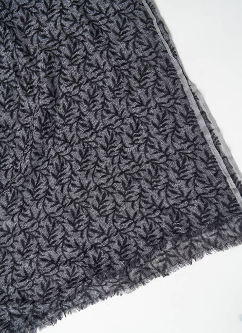 Foulard noir PIECES pour femme