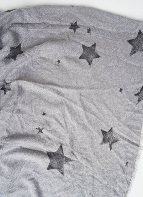 Foulard gris EDC pour femme