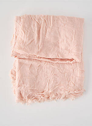 Foulard rose PIECES pour femme