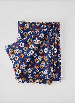Foulard bleu PIECES pour femme
