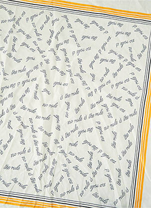 Foulard jaune ONLY femme
