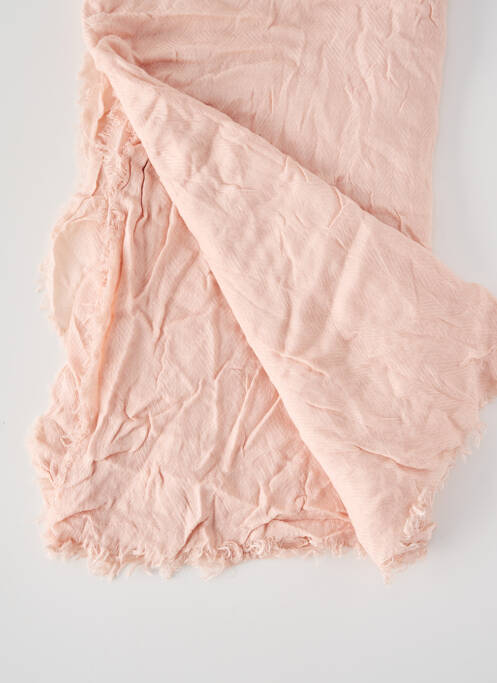Foulard rose PIECES pour femme