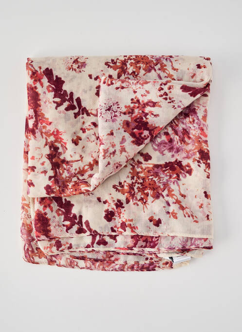 Foulard rouge PIECES pour femme