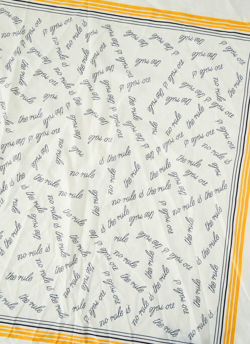 Foulard jaune ONLY pour femme