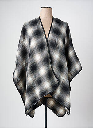 Poncho gris ONLY femme
