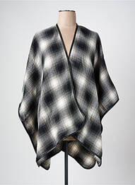 Poncho gris ONLY femme