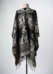 Poncho noir ONLY pour femme seconde vue