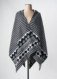 Poncho noir ONLY femme