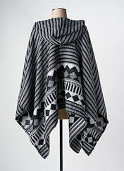 Poncho noir ONLY pour femme seconde vue