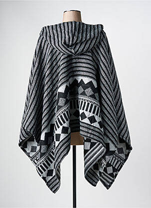 Poncho noir ONLY femme