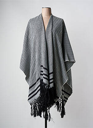 Poncho noir VERO MODA pour femme