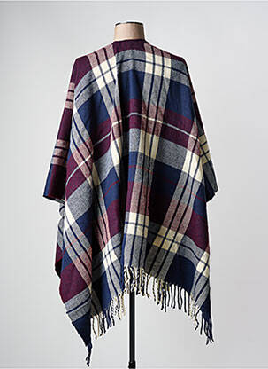 Poncho bleu ONLY femme