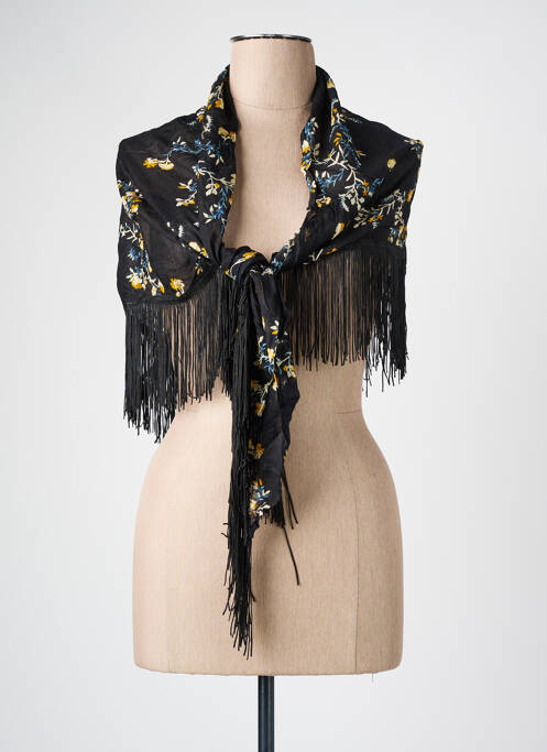 Echarpe noir PIECES pour femme