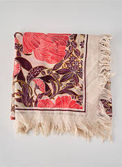 Foulard rose PIECES pour femme seconde vue