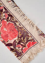 Foulard rose PIECES pour femme seconde vue