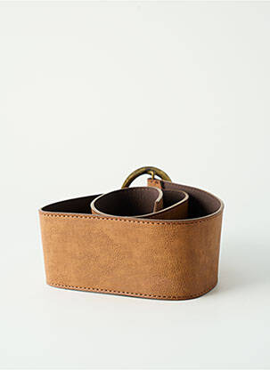 Ceinture marron ZEB STYLE LAB  femme